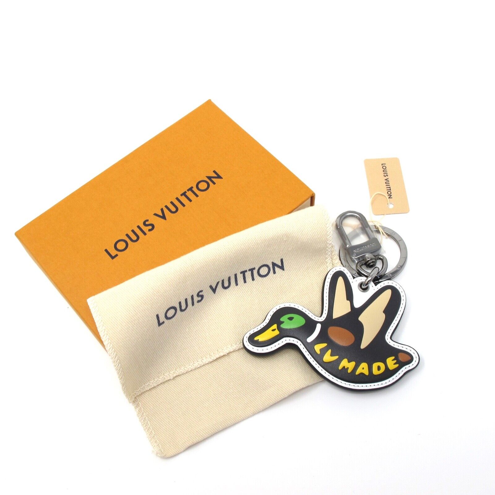 Louis Vuitton x Nigo LV Made Duck Bag Charm and Key Holder Green