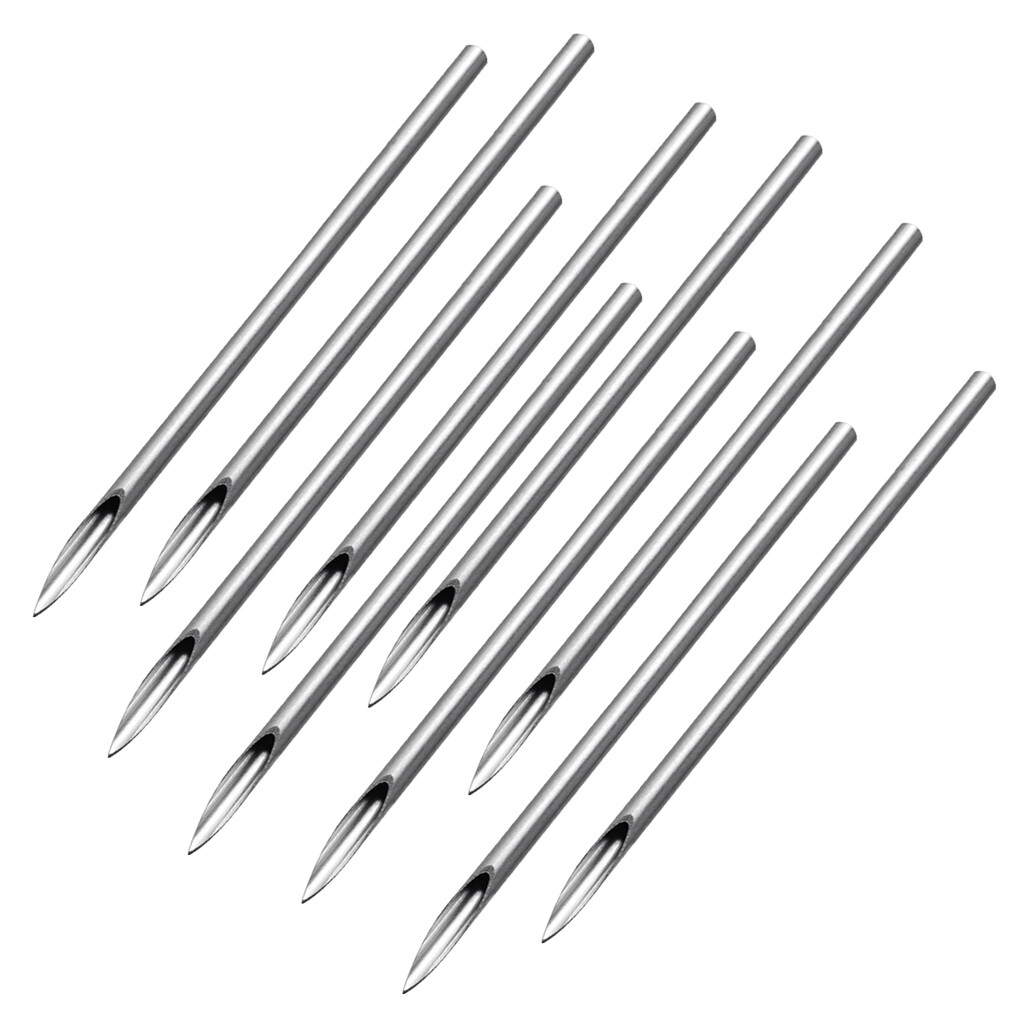 10x Sterile Hollow Needle 14g 14 Gauges eBay