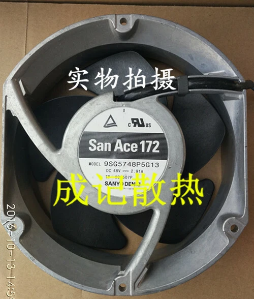 1pcs  Sanyo 9SG5748P5G13 172x51mm 48VDC 2.91A cooling fan - Image 2 of 2