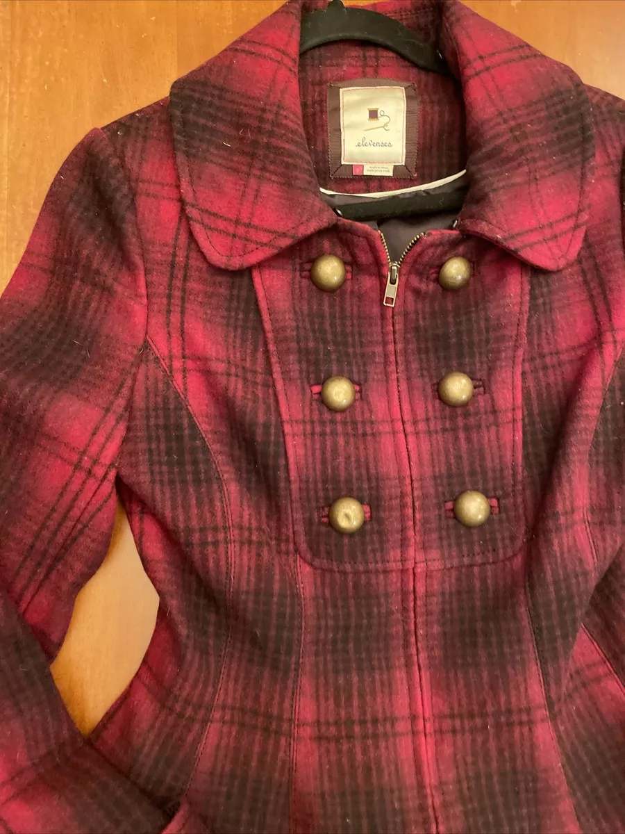 Anthropologie red deals coat