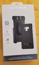 Lot of 24 Platinum Samsung Galaxy Note 9 Case w/ Holster Black PT-MSGN9HKB