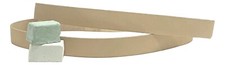 2 Pack of 1X30 Leather Honing  Polishing Belts with Green and White Compounds