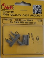 MW22 Cmk F48310 Us Driver Ww Ii / For 1/48 Cmk M29 Weasel Kit 1/48 Figure