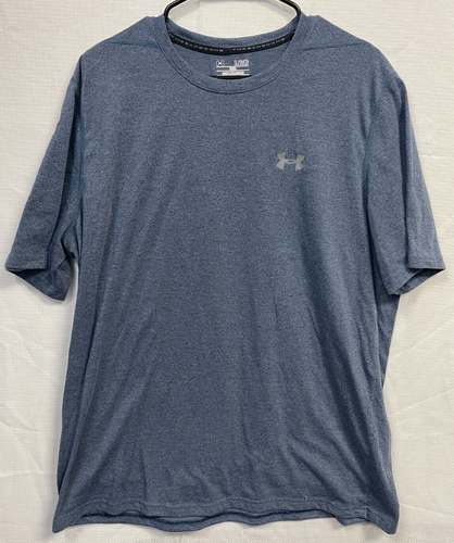 Under Armour - Men's Loose Fit Blue Athletic Shirt - Men's Size XL