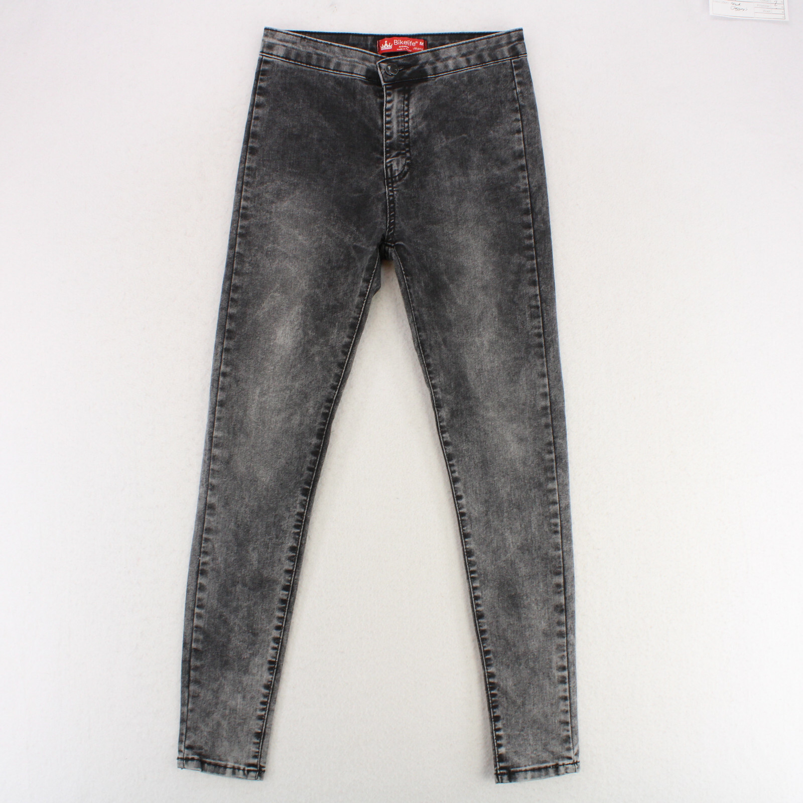 Купить BIKELIFE BLACK ACID WASH SKINNY 