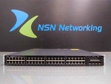Cisco 3650 WS-C3650-48TS-S V04 48-Port 4X1G Gigabit Switch 1x PWR-C2-250WAC PSU