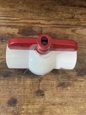 EBV-1250-S, 1 Piece Economy Full Port In-Line Ball Valve 1-1/4 In, Slip 150 PSI