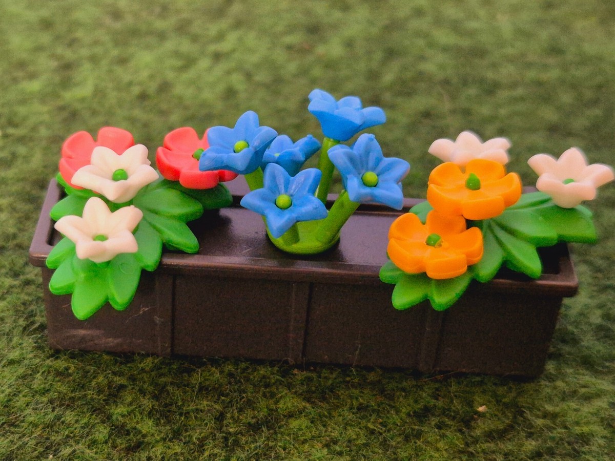 Playmobil Blumenkasten X System 4279 30296590 mit Stengel und Blten - Haus  | eBay.de