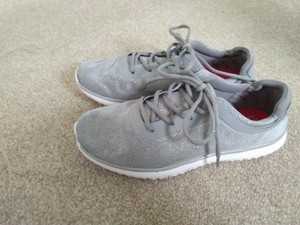 ladies memory foam trainers
