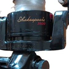 Shakespeare 3500 Spinning Reel Ball Bearing Metal Black Fishing Gear Reel