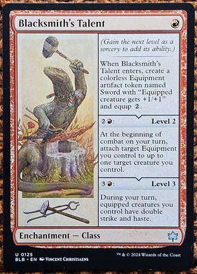  Blacksmith's Talent  MTG | Bloomburrow | NM/M | U 0125