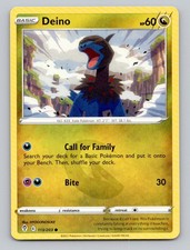 Deino #113/203 Common SWSH07: Evolving Skies Pokemon