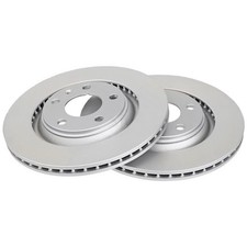 2 Disques De Frein Ventilés Ø 300 Mm 22 Mm A.B.S. Pour Entre Autres AUDI A4