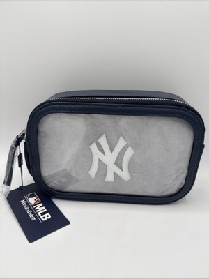 Montana West MLB New York Yankees Blue Clear Window Crossbody Bag w/ Strap 9 In
