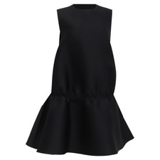 Stella Mccartney A-Line Mini Dress In Cotton Women Black Size 44