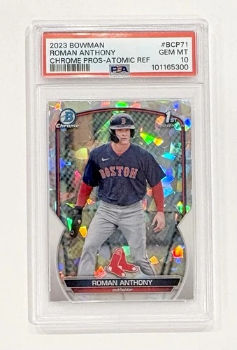 2023 Bowman Chrome Prospects Roman Anthony #BCP-71 Atomic Refractor PSA 10