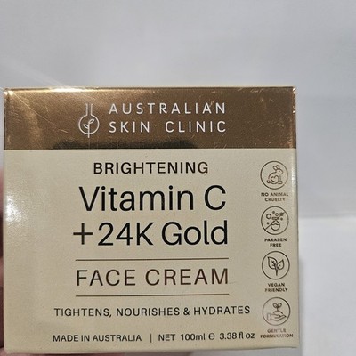 Australian Skin Clinic Brightening Face Cream Vitamin C 24K Gold 100ml