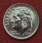2021 D  Roosevelt Dime, very nice, actual coin - Free shipping.