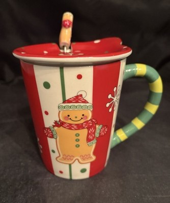 Temptations Ginger Bread  Man Mug with Spoon
