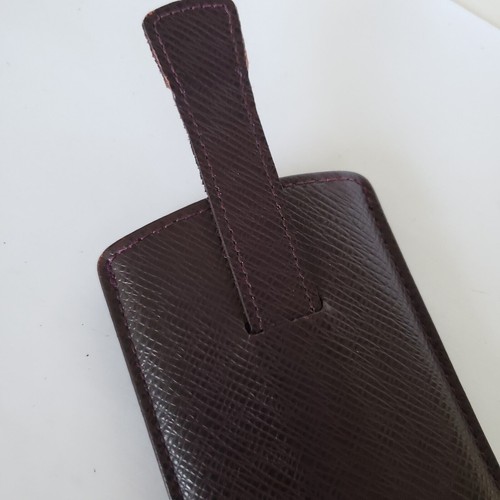 Portafoglio LOUIS VUITTON LV vintage unisex taiga pelle porta carte viola piccolo - Foto 6 di 10