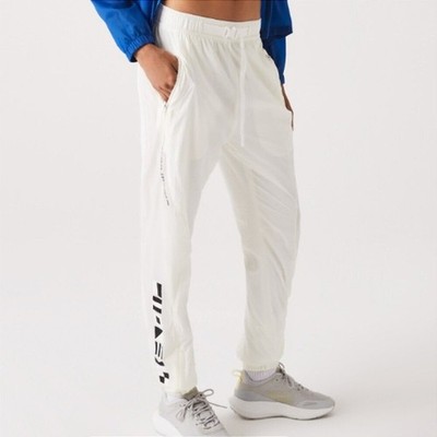 Lacoste Track Pants Joggers Lightweight Athletic Women's 32 XS Ivory Sportswear