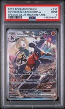 2025 POKEMON DRI EN-DESTINED RIVALS #232 CYNTHIA'S GARCHOMP EX PSA 9