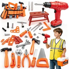 Kids Tool Set Toddler Tool Box Kit Construction Toys for Ages 3-5
