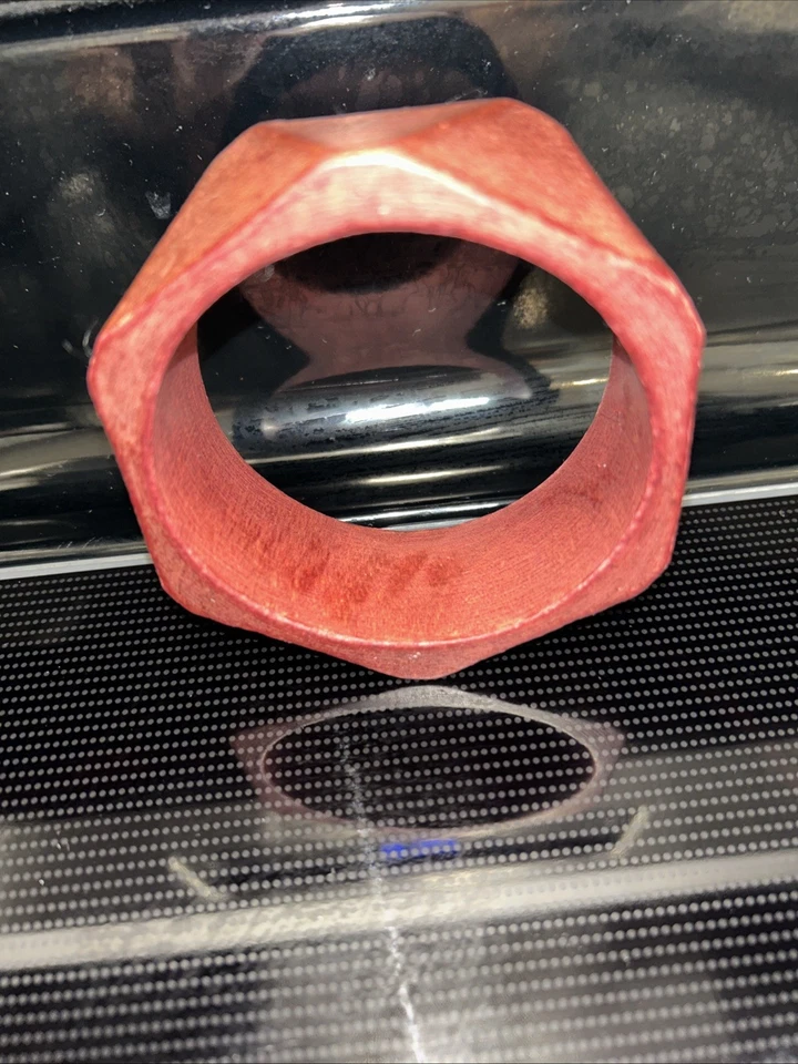 Brazalete brazalete tallado en madera para mujer Pono by Joan Goodman MARRÓN NUEVO SIN ETIQUETAS 125 Foto 3 de 4