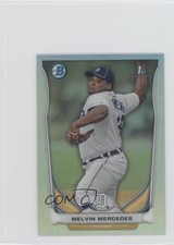 2014 Bowman Chrome Minis Refractor Melvin Mercedes #70 0g4