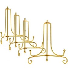 4 6 8 10 12inch Plate Stands Iron Metal Easel Rack  Vinyl Table Top Display