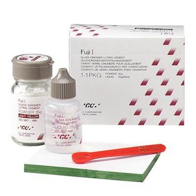 GC Fuji 1 Radiopaque Luting & Lining Glass Ionomer Cement 35g + 20ml.
