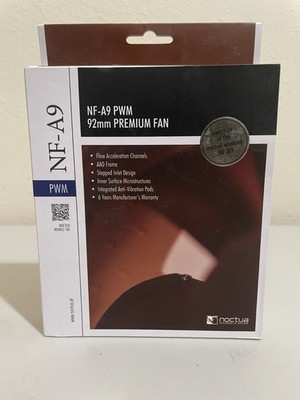 Noctua NF-A9 PWM, Premium Quiet Fan, 4-Pin (92mm, Brown)
