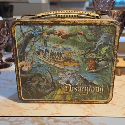 Aladdin Industries Disneyland Disney Metal Lunchbox Tin 1961