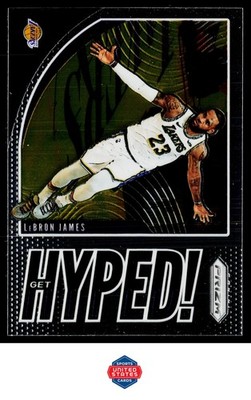 2019-20 Panini Prizm #2 LeBron James Get Hyped!