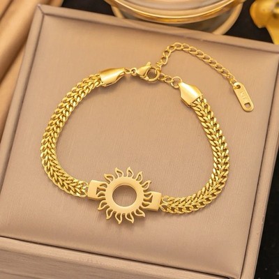 Herz Schmetterling Bettelarmband Titan Kette Armband Elegant Damen Schmuck