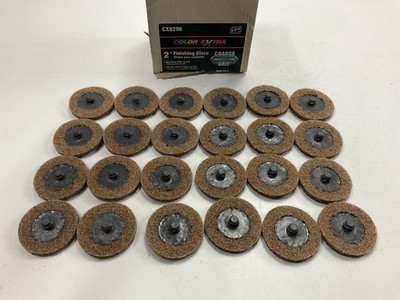 (24) PCS Color Extra CX8296  2'' COARSE Sanding Finishing Debris Removal Discs