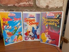 Disney Classics VHS Video Tapes 7x Job Lot Bundle for Children