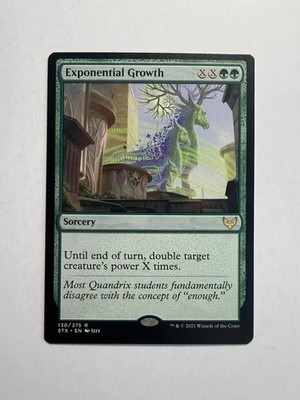 Exponential Growth 130 MTG Strixhaven: School of Mages