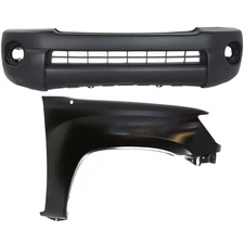 Bumper Cover Kit For 2005-2011 Toyota Tacoma Front RWD Right 2pc