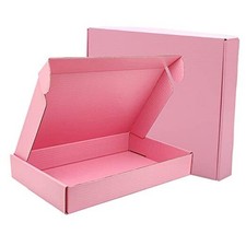 Pink Shipping Boxes For Small Business, 10 6 1.6 Inches, Pack Of 12,