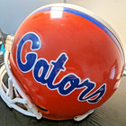 Urban Meyer Signed Florida Gators Riddell Full Size Helmet "06 + 08 Nat Champs" — photo 6