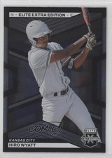 2023 Panini Elite Extra Edition Hiro Wyatt #143 0rf
