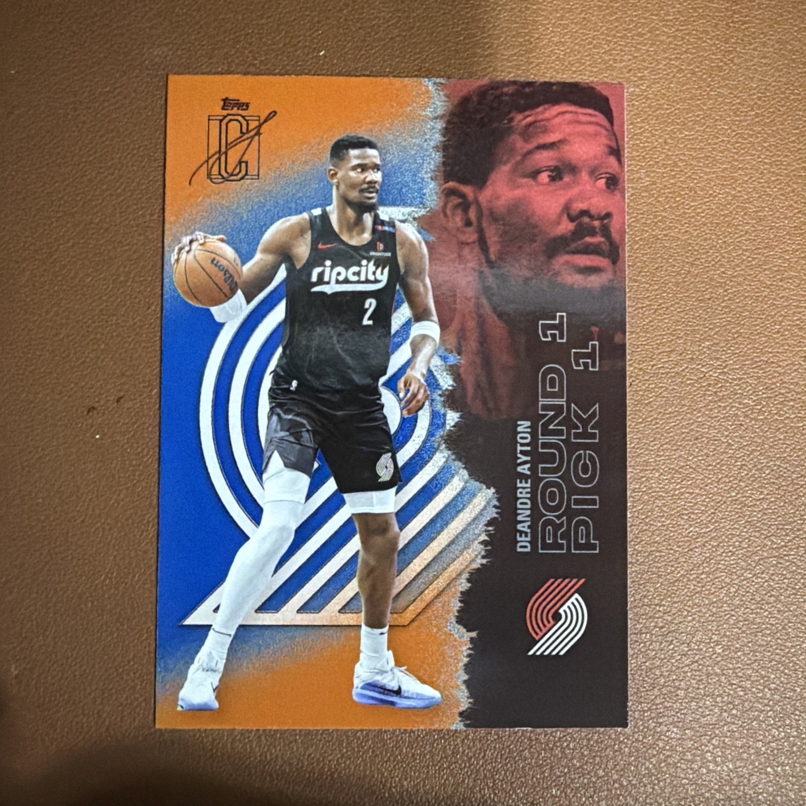 2025-26 Topps Signature Class - Deandre Ayton #22 Blue & Orange 