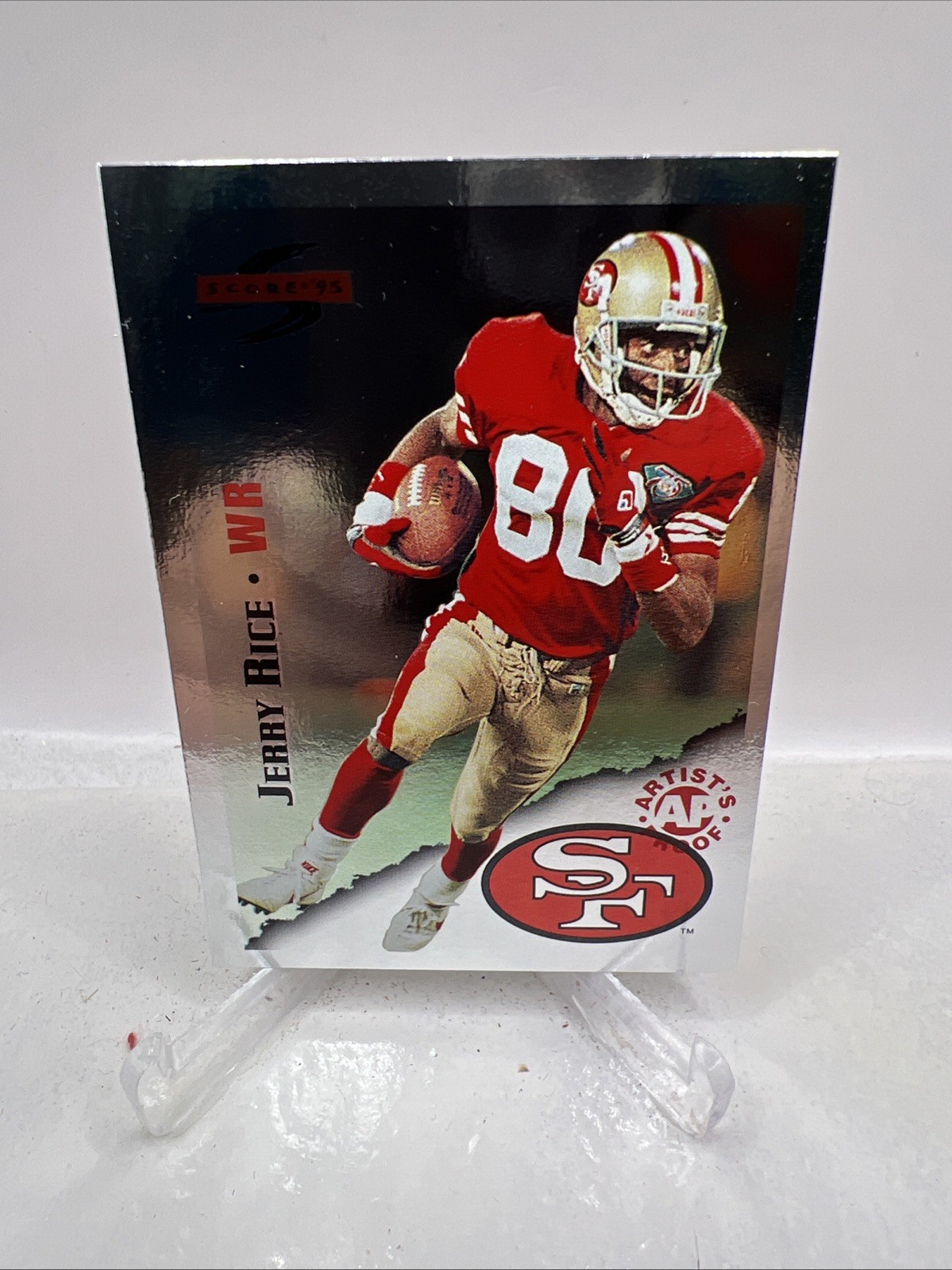 1995 Score - Jerry Rice #3 Red Siege Artist Proof *COLOR MATCH*