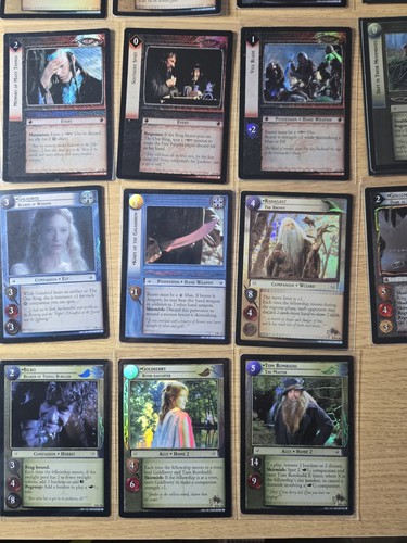 LOTR TCG 54 Card Foil Lot, 17/26 9R+, No Duplicates - Picture 6 of 7