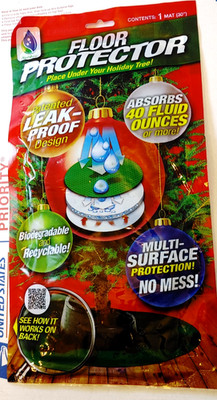 Sorbco Floor Protector Mat For Real Christmas Tree Absorbent Absorbing Barrier