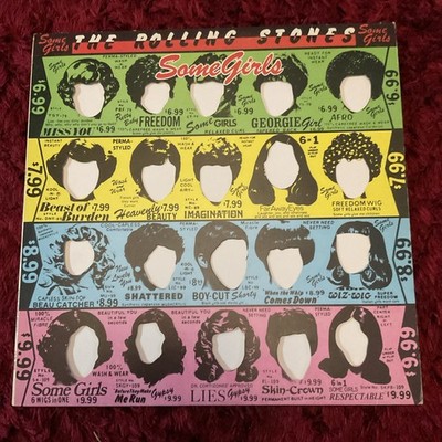 THE ROLLING STONES - SOME GIRLS / Vg+ UK A3U/B3U VINYL LP CUN 39108 PLAYS GREAT