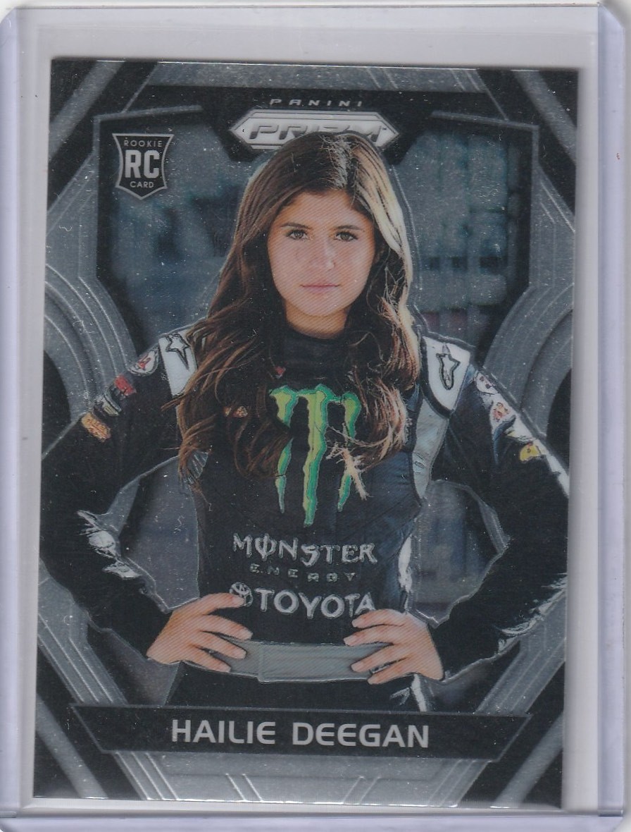HAILIE DEEGAN 2018 PRIZM RACING ROOKIE CARD # 30 RC