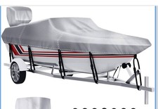 Boat Cover 20-22 ft, Heavy Duty Waterproof Boat Cover