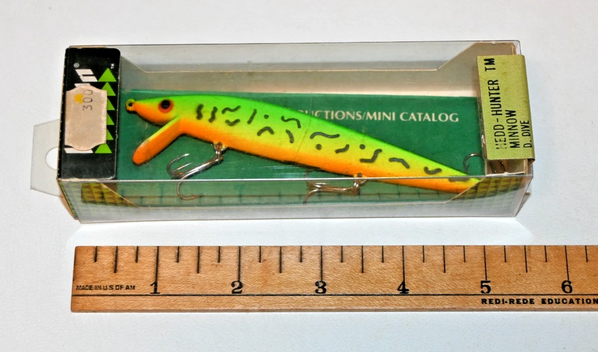 Heddon Plastic Vintage Fishing Lures Box Insert Included | eBay